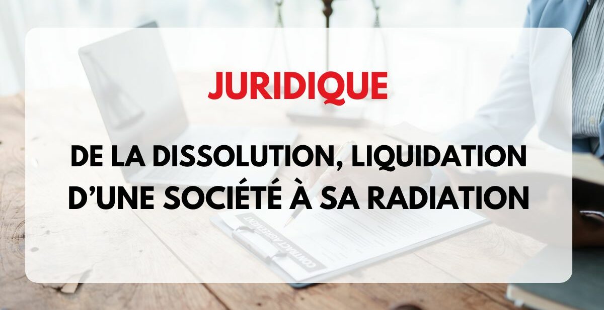 dissolution d'une société